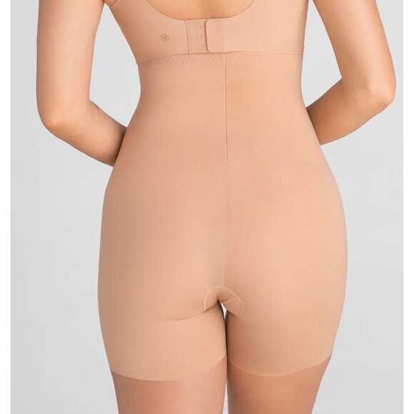 Honey Love Super‎ Power Girl Shorts Shapewear Sand Tan Plus Size 3X $84 - Picture 3 of 11